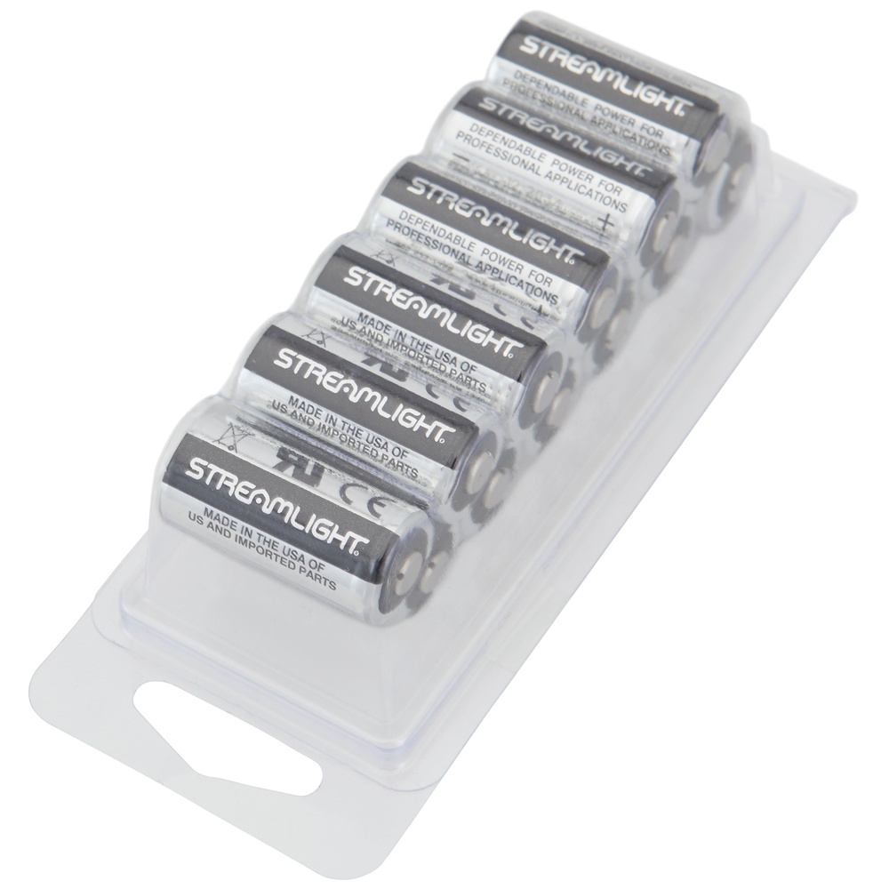 Streamlight Replacement Batteries, Lithium-Ion, CR123A