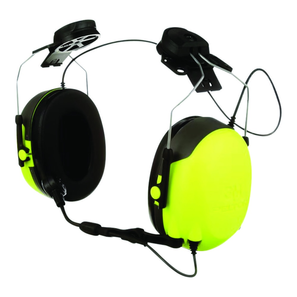 3M™ PELTOR™ CH-3 Headset with PTT, FLX2, Hard-Hat-Attached