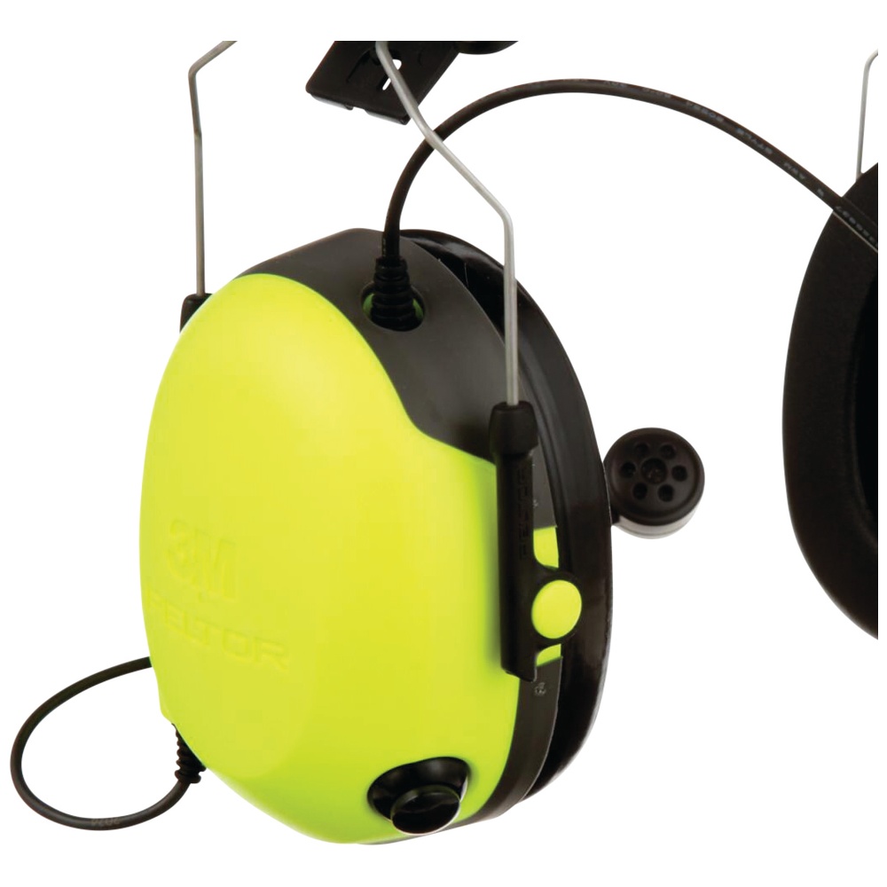 3M™ PELTOR™ CH-3 Headset with PTT, FLX2, Hard-Hat-Attached