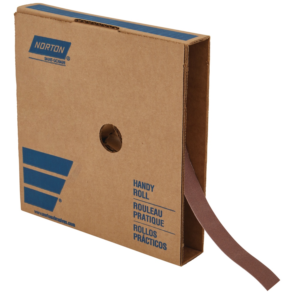 Norton Abrasive Utility Roll, Aluminum Oxide with Cloth Backing, 220-Grit