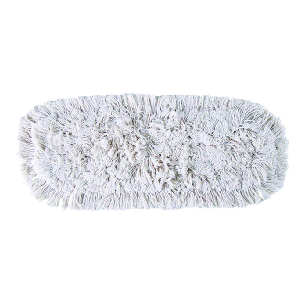 Rubbermaid Commercial Cotton Dust Mop, Slide On Connection, 24in