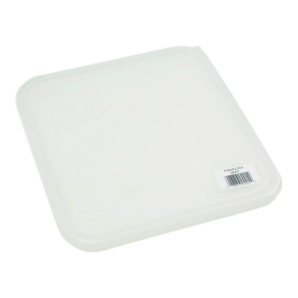 Rubbermaid White LDPE Lid for Square Storage Containers, 12 - 22 Qt Rubbermaid White LDPE Lid for Square Storage Containers, 12 - 22 Qt