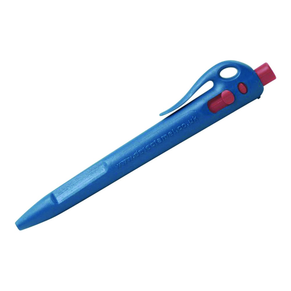Detectamet Retractable Elephant Pen, Cryo Ink Blue Housing - Blue Ink
