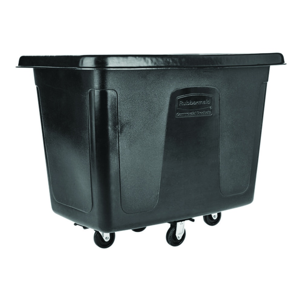 Rubbermaid Commercial FG461200BLA Cube Truck, 12 cubic ft, Black