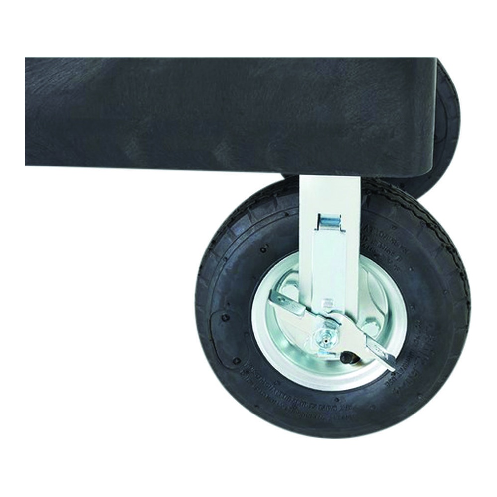 Rubbermaid Heavy-Duty Ergo Handle Utility Cart with Pneumatic Casters