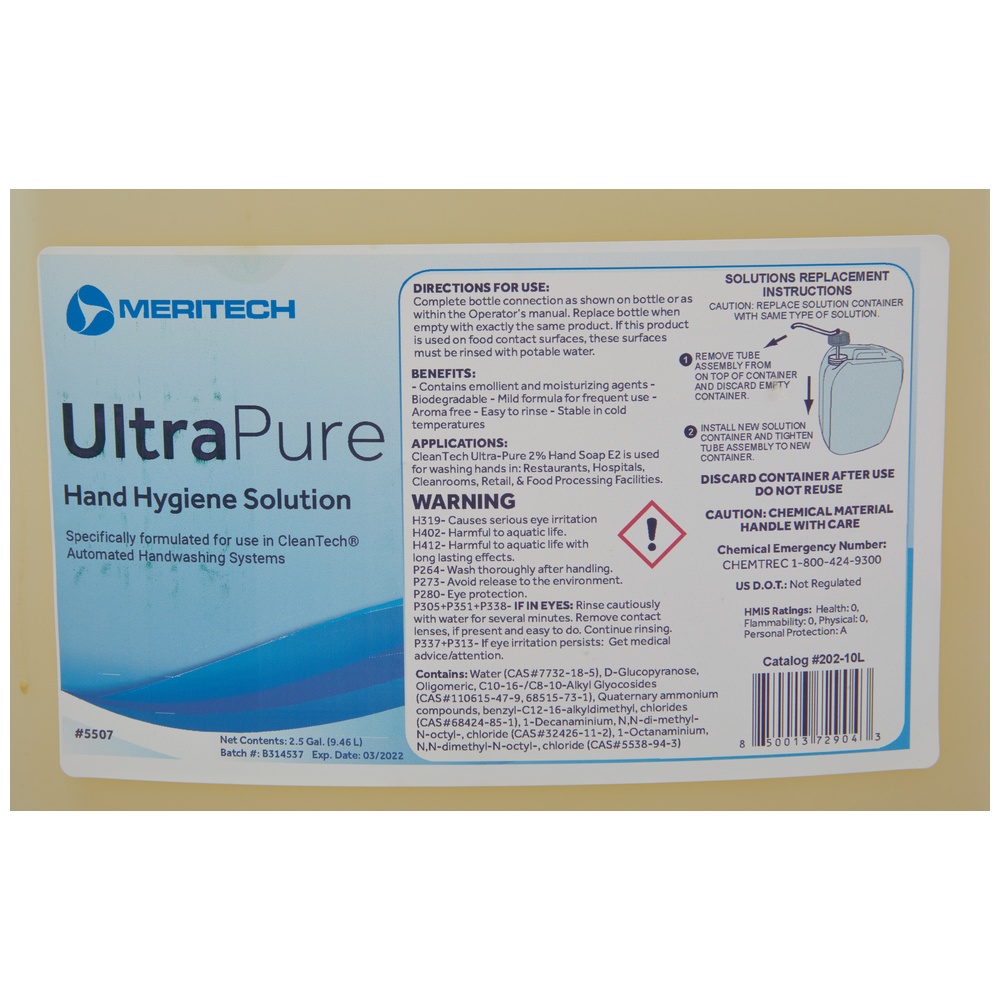 Meritech 202 Ultra-Pure 2 Percent Hand Soap