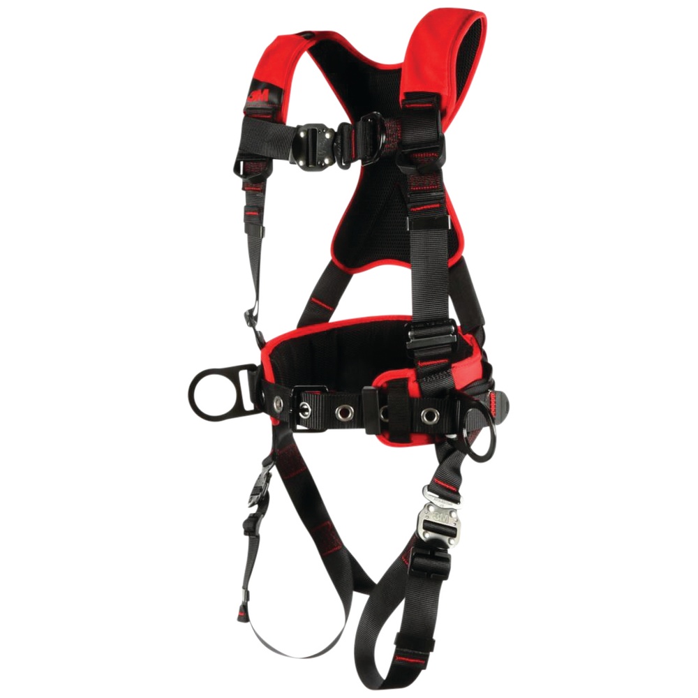 3M™ Protecta® P200 Comfort Construction Climbing/Positioning Safety Harness, Quick-Connect