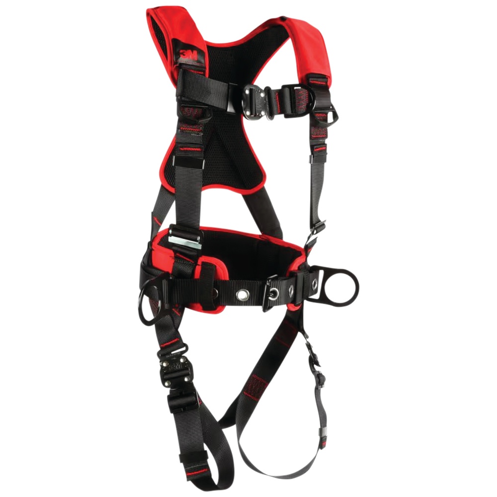 3M™ Protecta® P200 Comfort Construction Climbing/Positioning Safety Harness, Quick-Connect