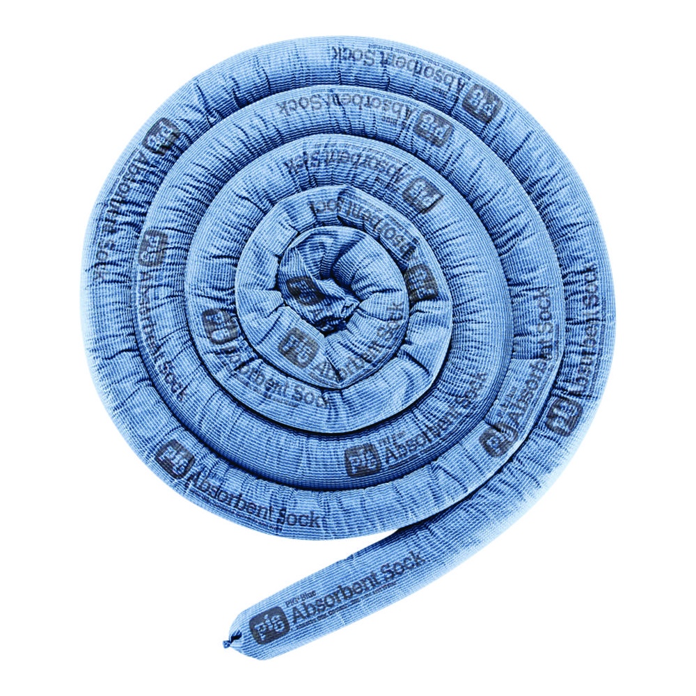 PIG® Blue Absorbent Sock With Vermiculite Filler