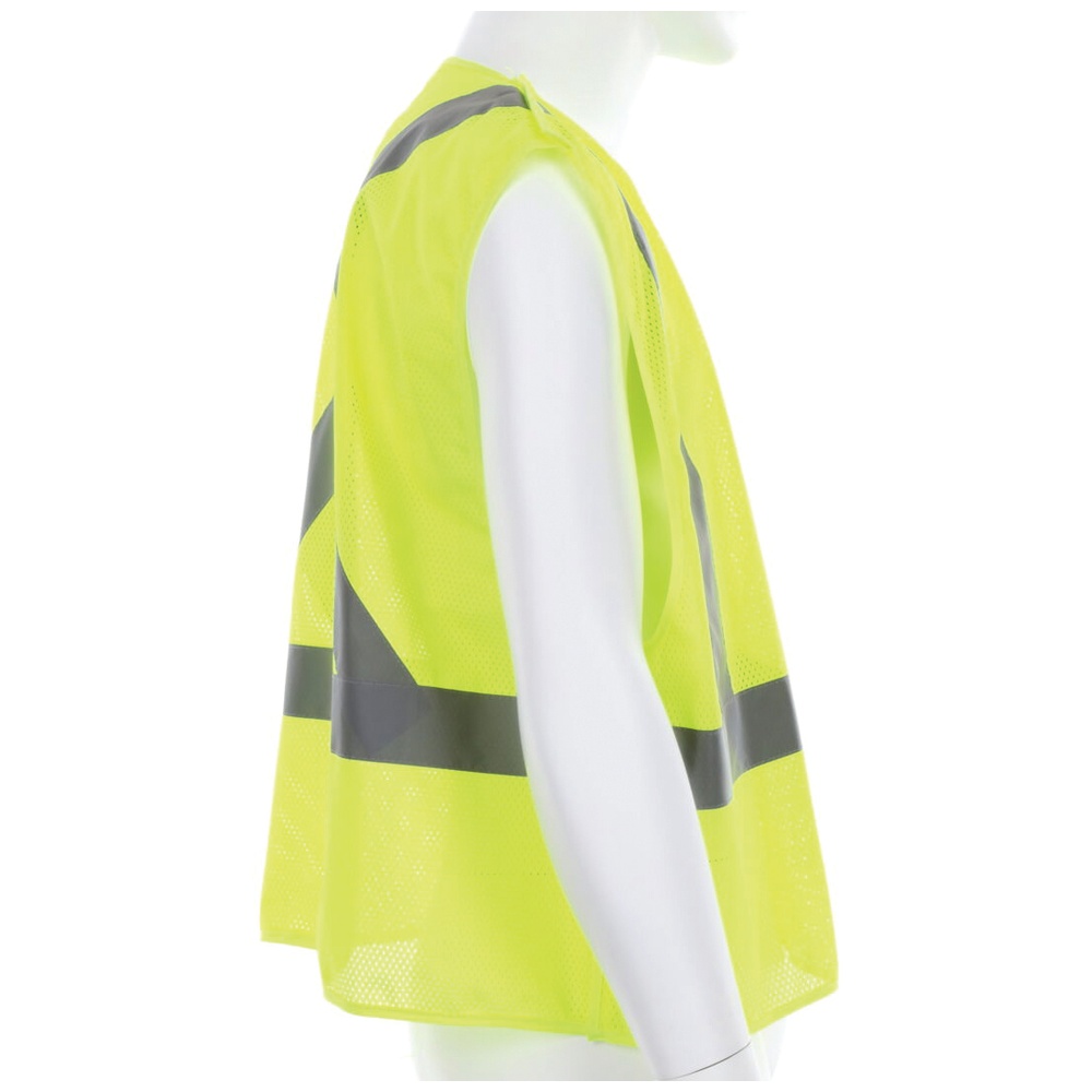 MCR Safety Class 2 Mesh Breakaway Safety Vest, Hi-Vis Yellow