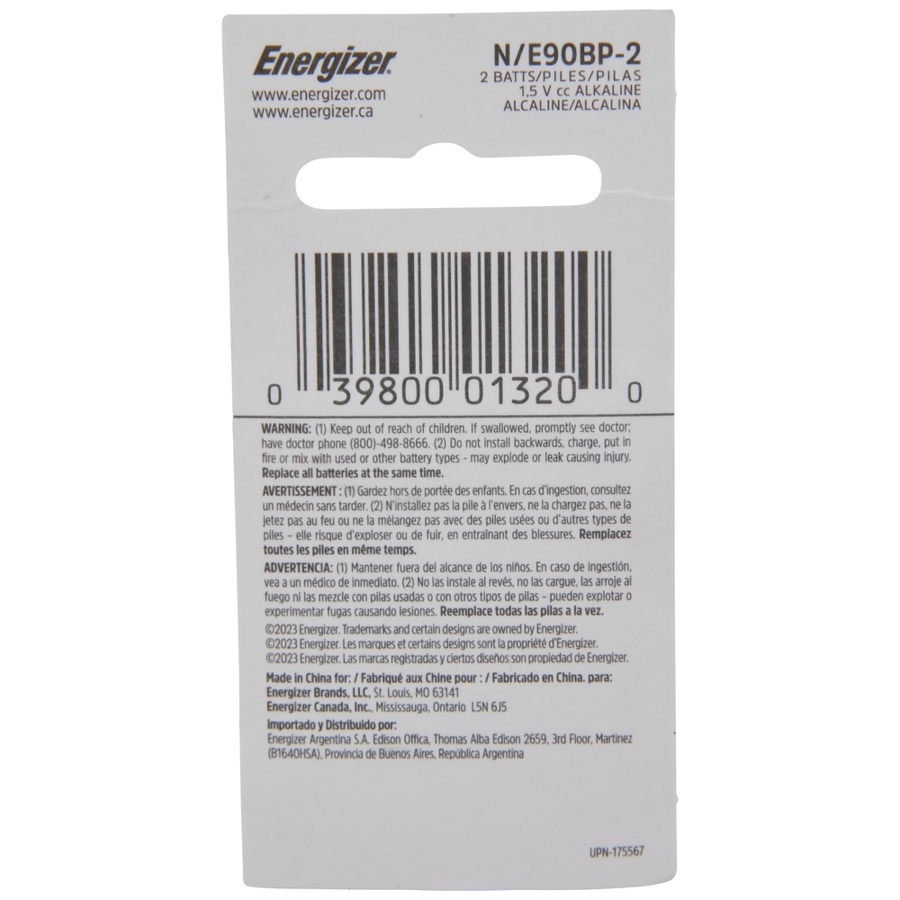 Energizer Industrial N Alkaline Batteries