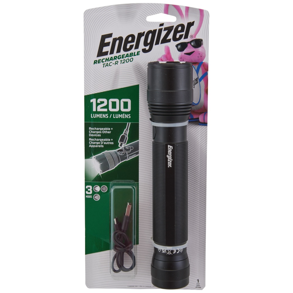 Energizer TAC-R Tactical Rechargeable Flashlight