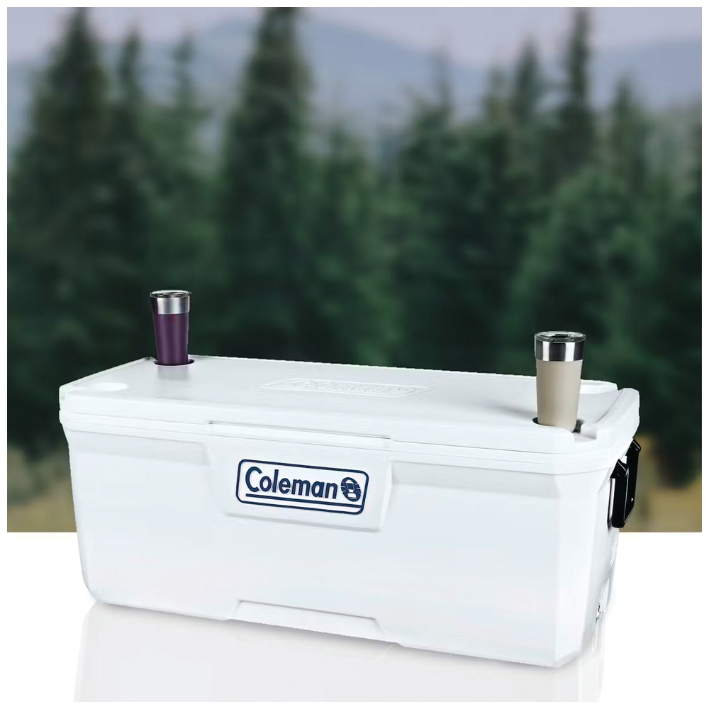 Coleman 3000006577 Classic Series Marine Hard Cooler, White, 150 Qt
