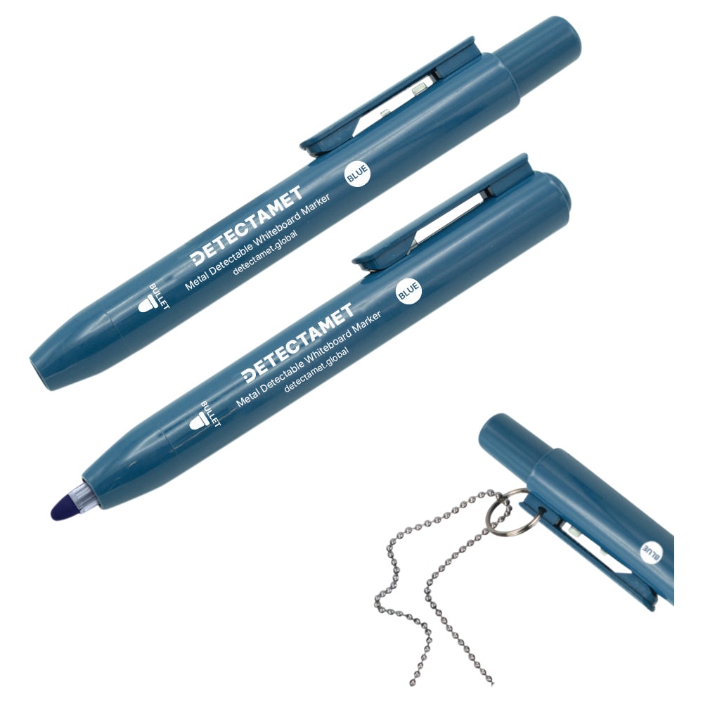 Detectamet Detectable Permanent Marker, Retractable with Split Ring Detectamet Detectable Permanent Marker, Retractable with Split Ring