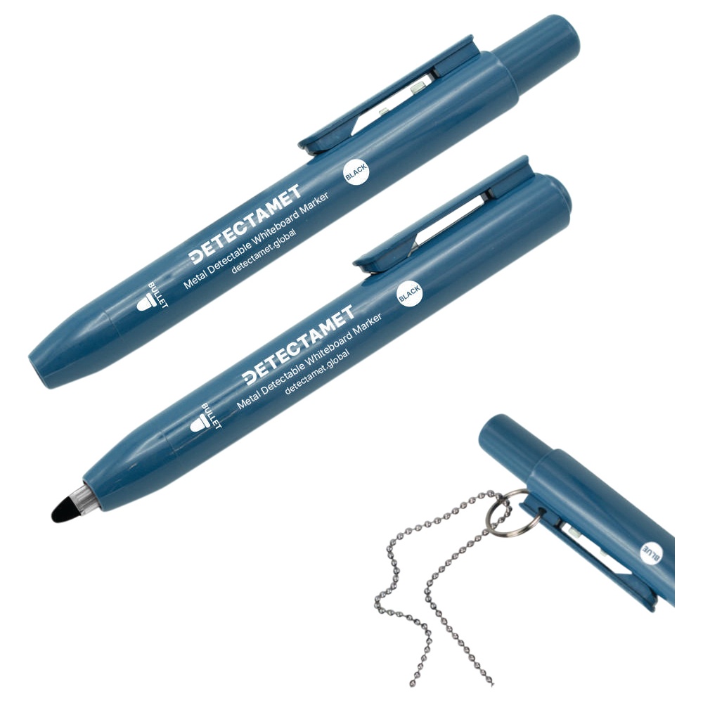 Detectamet Detectable Permanent Marker, Retractable with Split Ring Detectamet Detectable Permanent Marker, Retractable with Split Ring