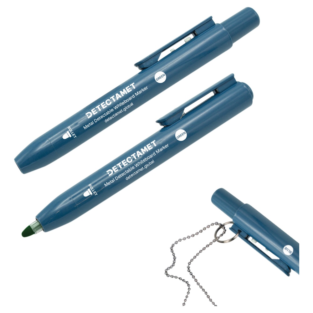 Detectamet Detectable Permanent Marker, Retractable with Split Ring Detectamet Detectable Permanent Marker, Retractable with Split Ring