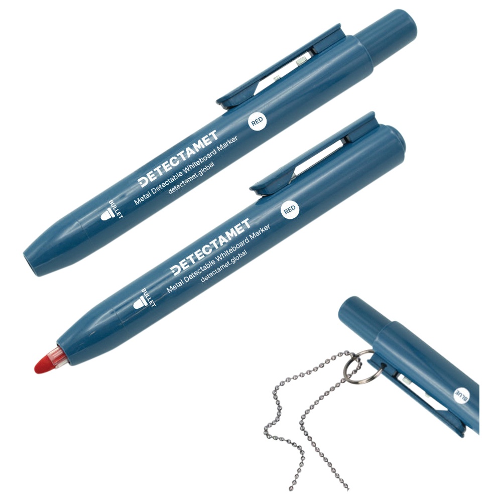 Detectamet Detectable Permanent Marker, Retractable with Split Ring Detectamet Detectable Permanent Marker, Retractable with Split Ring