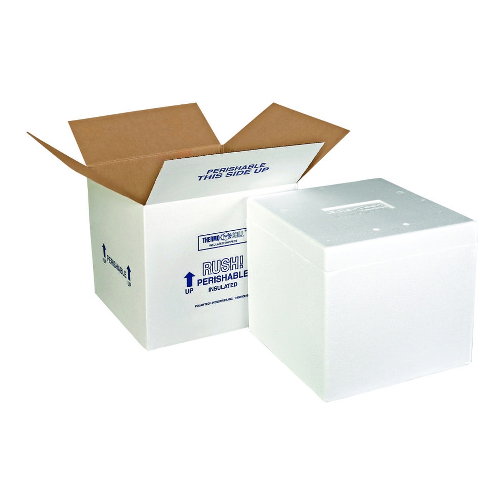 Polar Tech Thermo Chill® Foam Shipping Cooler with Box, 1.22 cu ft