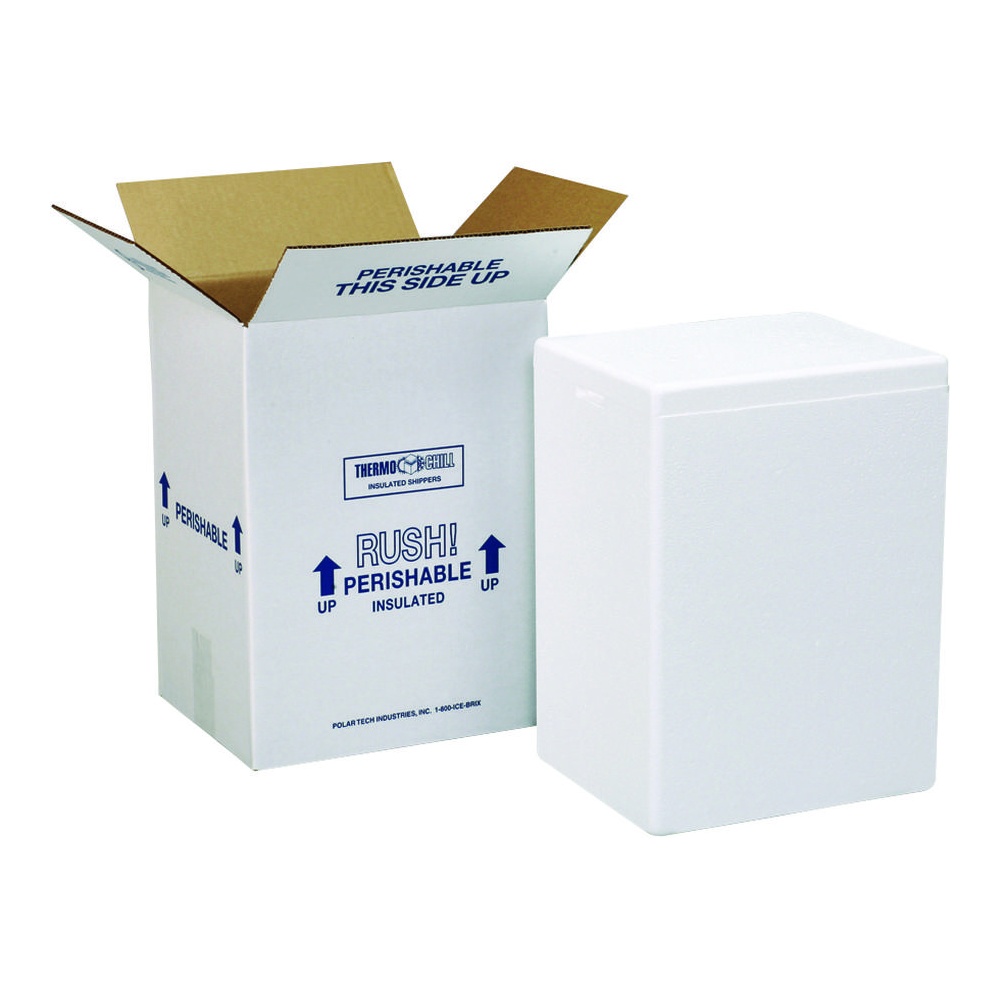 Polar Tech Thermo Chill® Foam Shipping Cooler with Box, 1.04 cu ft