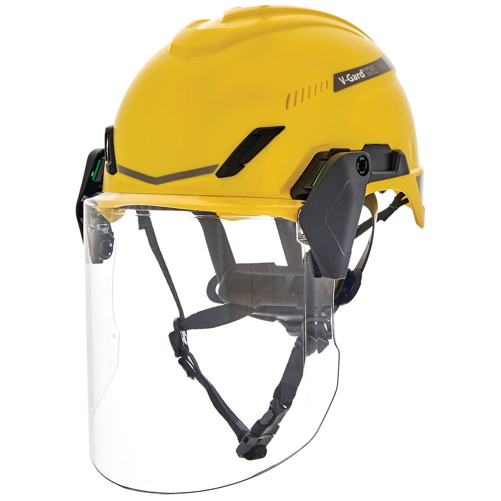 MSA Clear Polycarbonate Faceshield for V-Gard H1® Safety Helmet MSA Clear Polycarbonate Faceshield for V-Gard H1® Safety Helmet