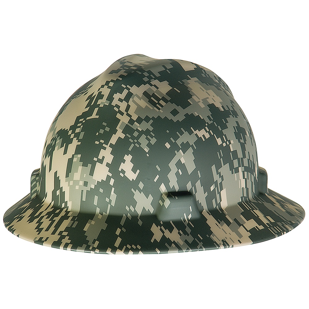 MSA V-Gard® Freedom Series™ Full Brim Hard Hats, Ratchet Style Suspension