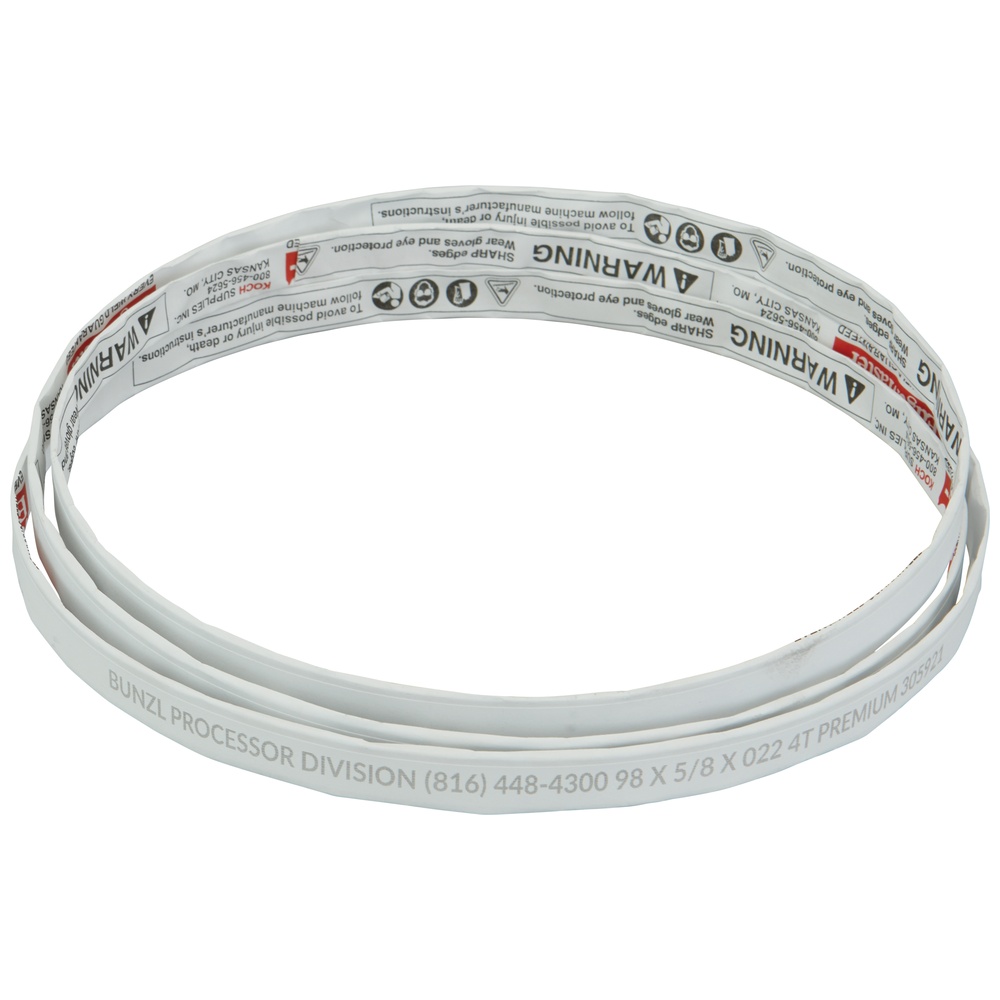 EdgeMaster Bandsaw Blades, Standard, 98" x 5/8" x .022", 4TPI