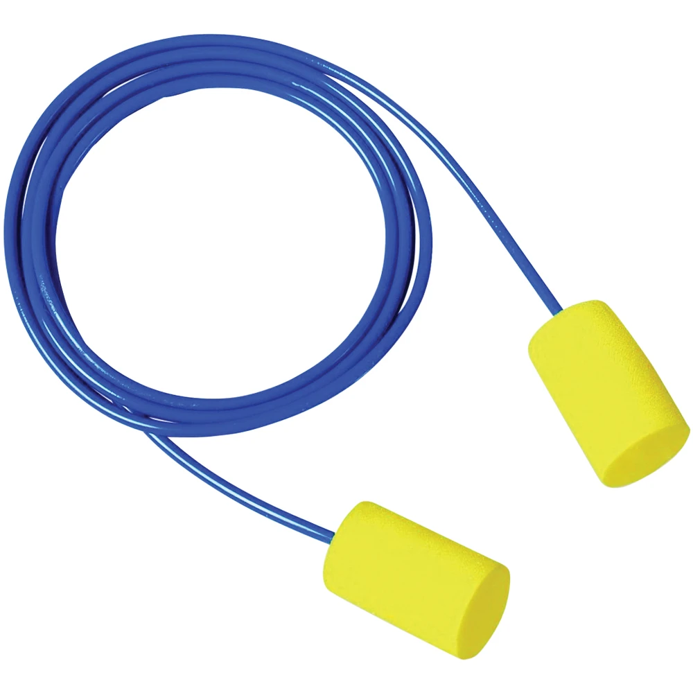 3M E-A-R Classic Regular Foam Corded Earplugs, NRR 29