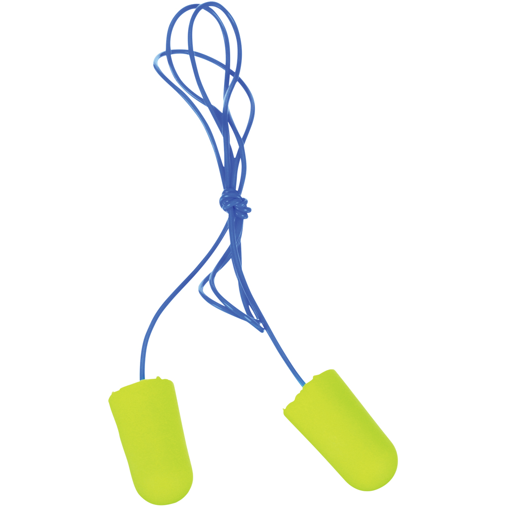 3M™ E-A-Rsoft™ Yellow Neons™ Earplugs, Corded, NRR 33