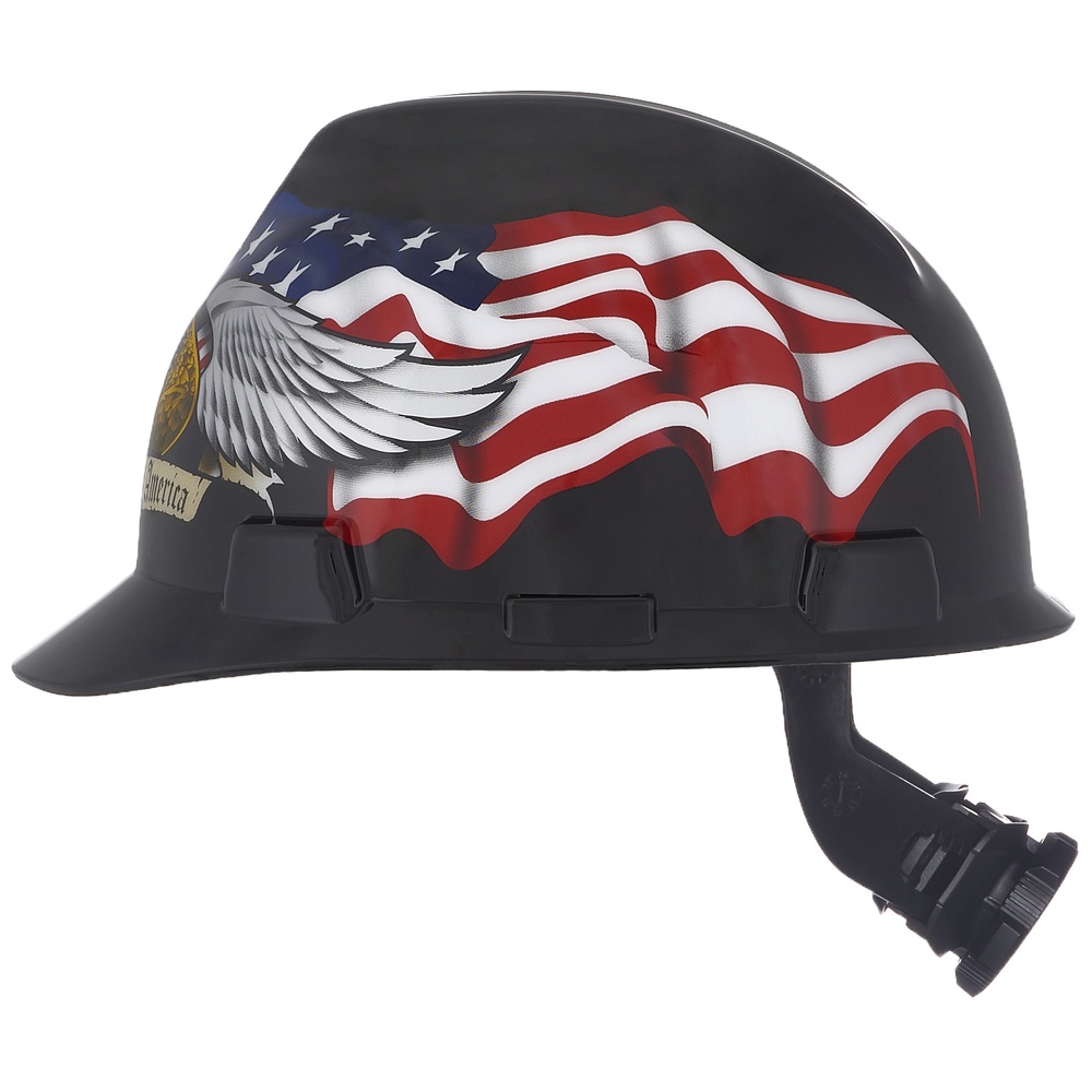 MSA V-Gard® Freedom Series™ Hard Hats, Ratchet Style Suspension