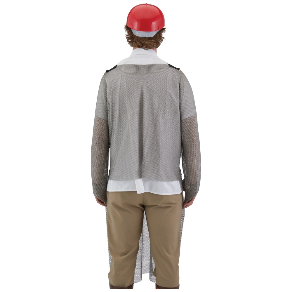 WorkHorse® Titanium Mesh Full Back Tunic with Extended Apron Front, Snap Cuff