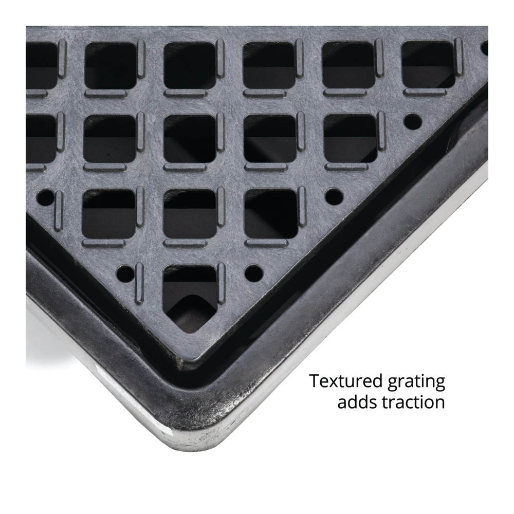 PIG® Black 4-Drum Poly Spill Containment Pallet