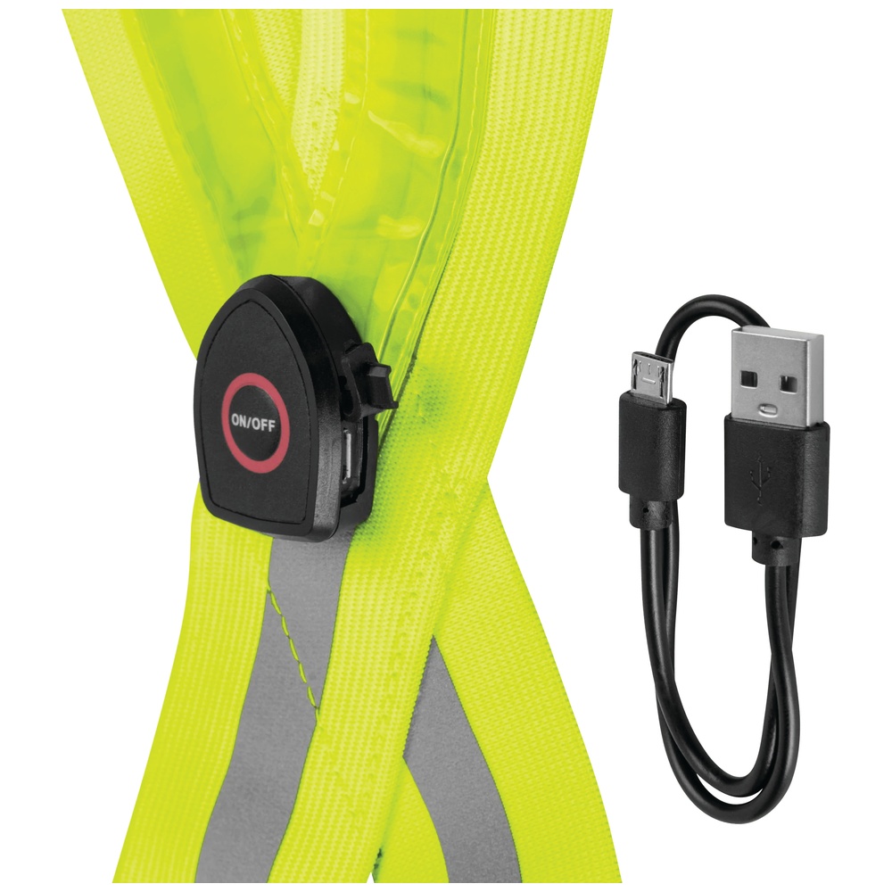 Ironwear Reflective LED Light Safety Sash Belt, Adjustable