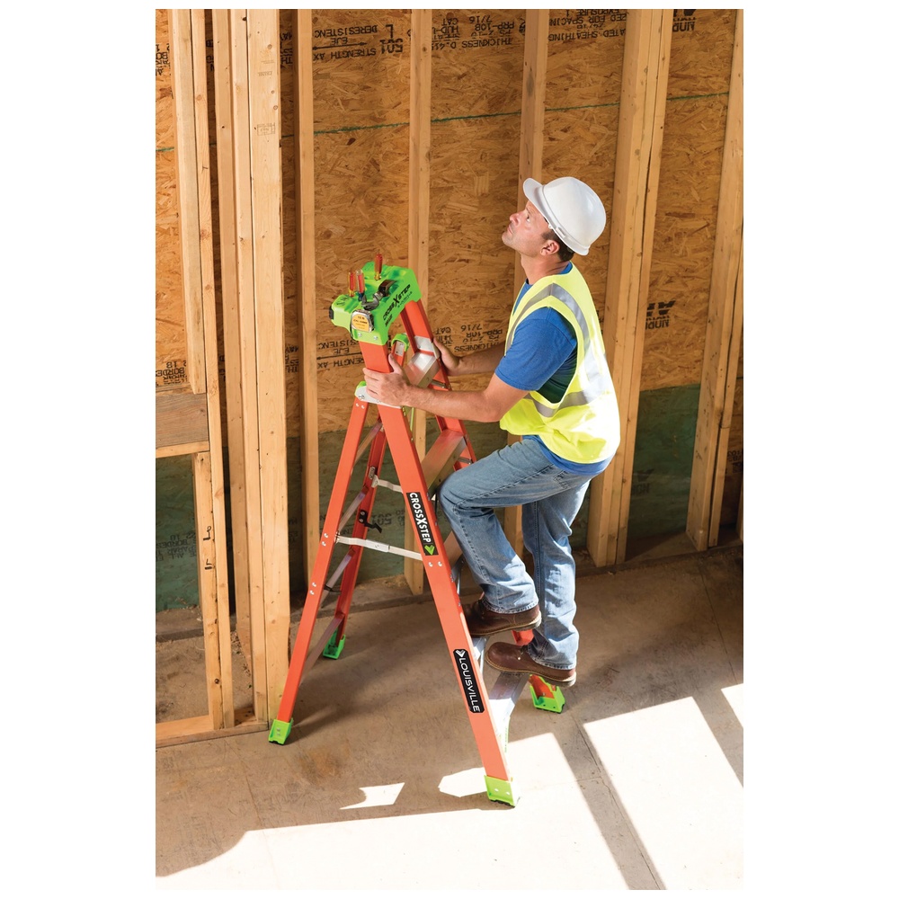 Louisville Ladder FXS1500 Fiberglass Cross Step Ladder