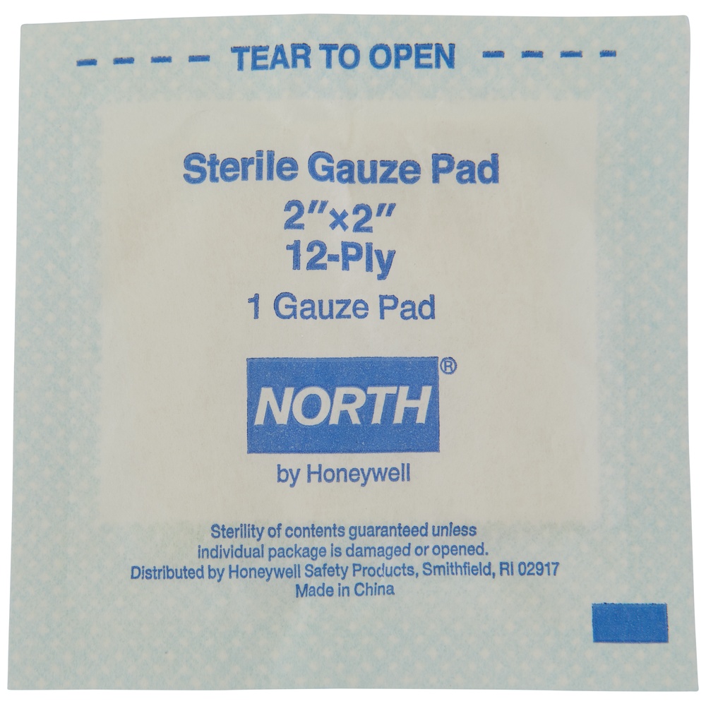 GAUZE CD6枚セット Honeywell North® Sterile Gauze 6 Pack, 2x2in