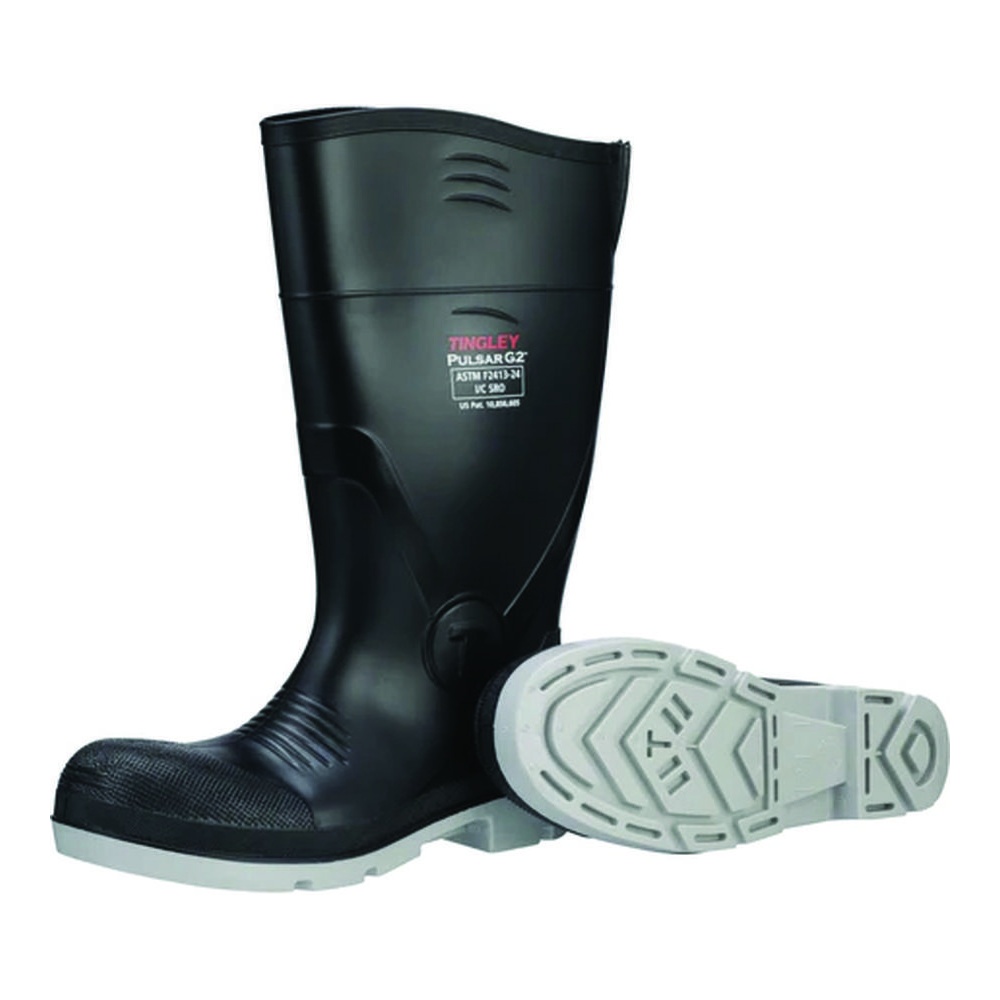 Tingley Pulsar G2™ PVC Knee Boot, Plain Toe, Black