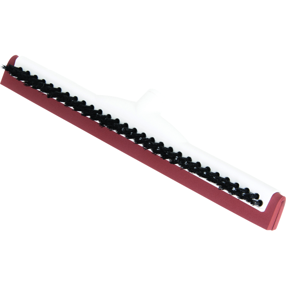 Neoprene Rubber Squeegee w/Bristles 18"