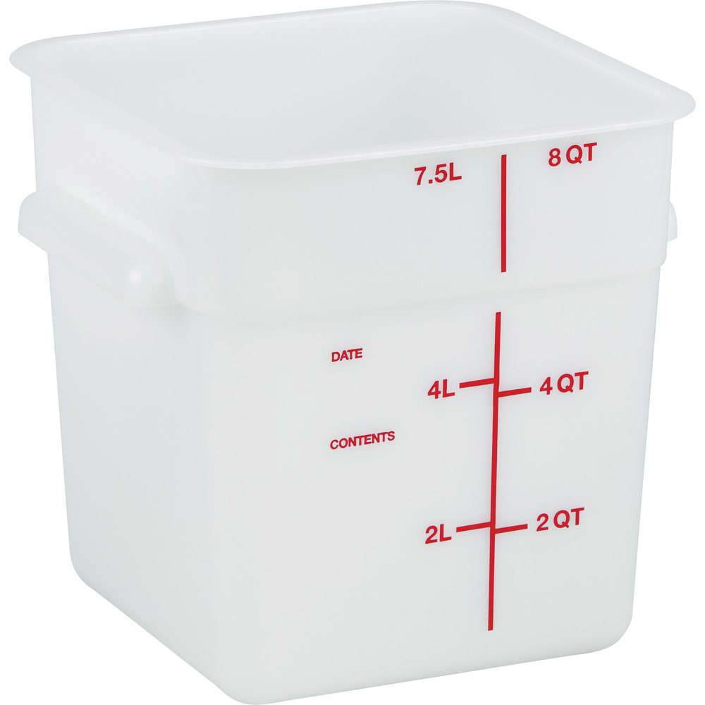 Squares Polycarbonate Food Storage Containers