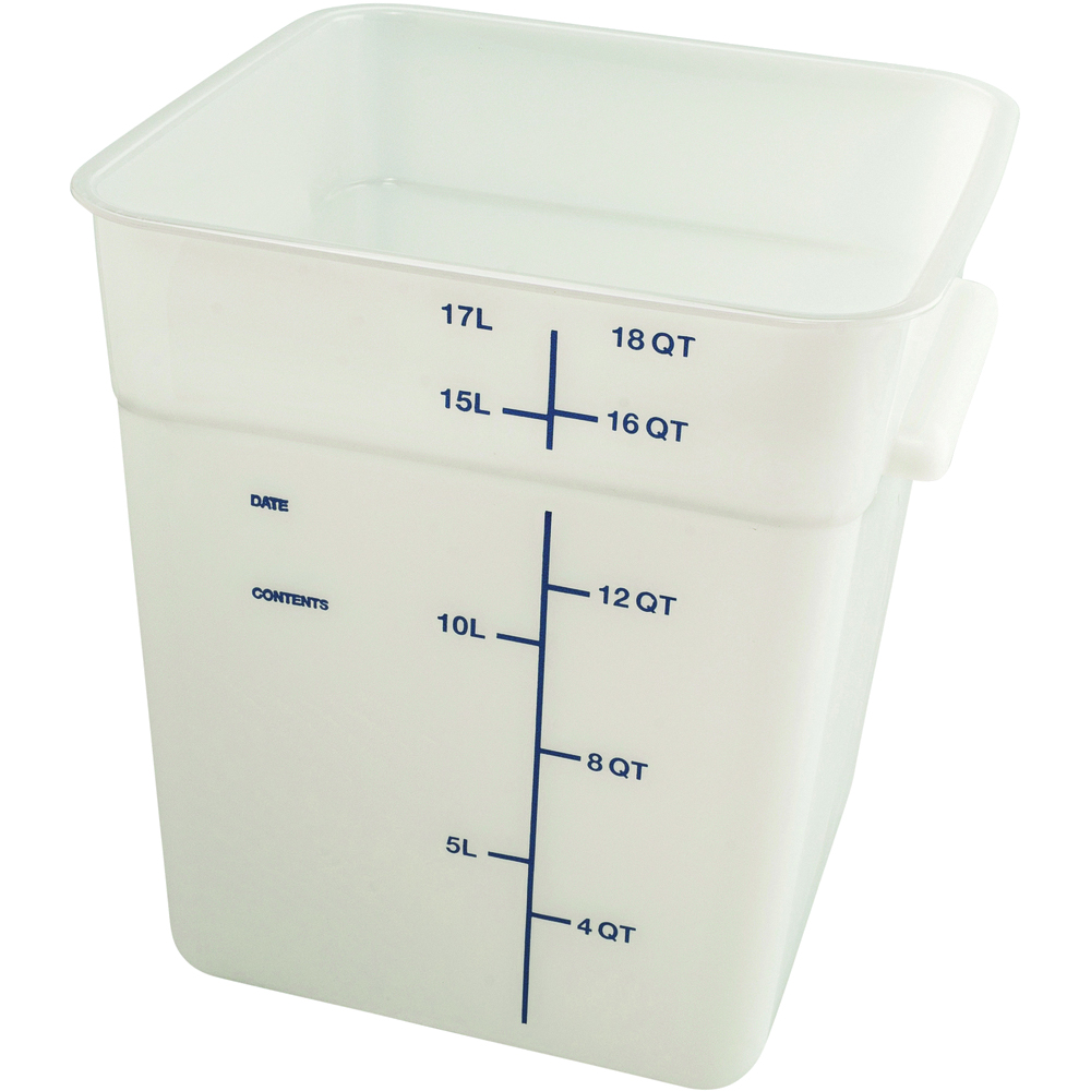 Squares Polycarbonate Food Storage Containers