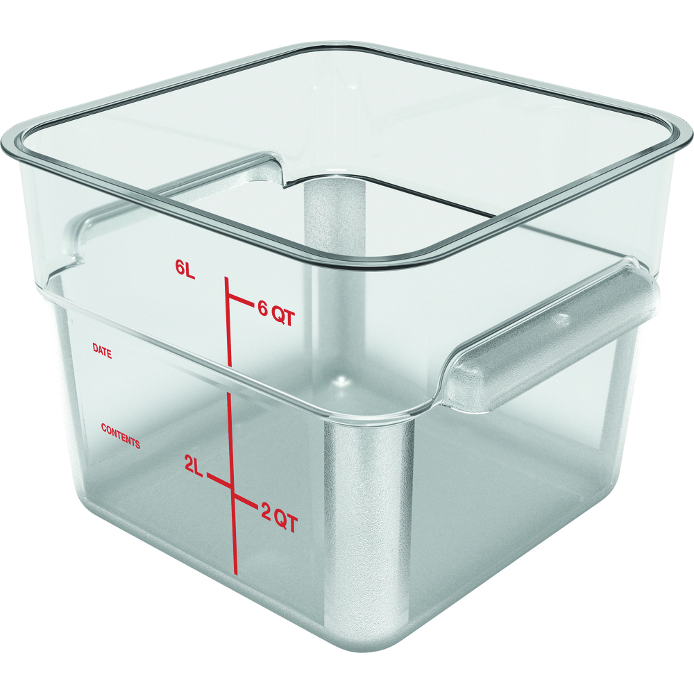 Squares Polycarbonate Food Storage Containers