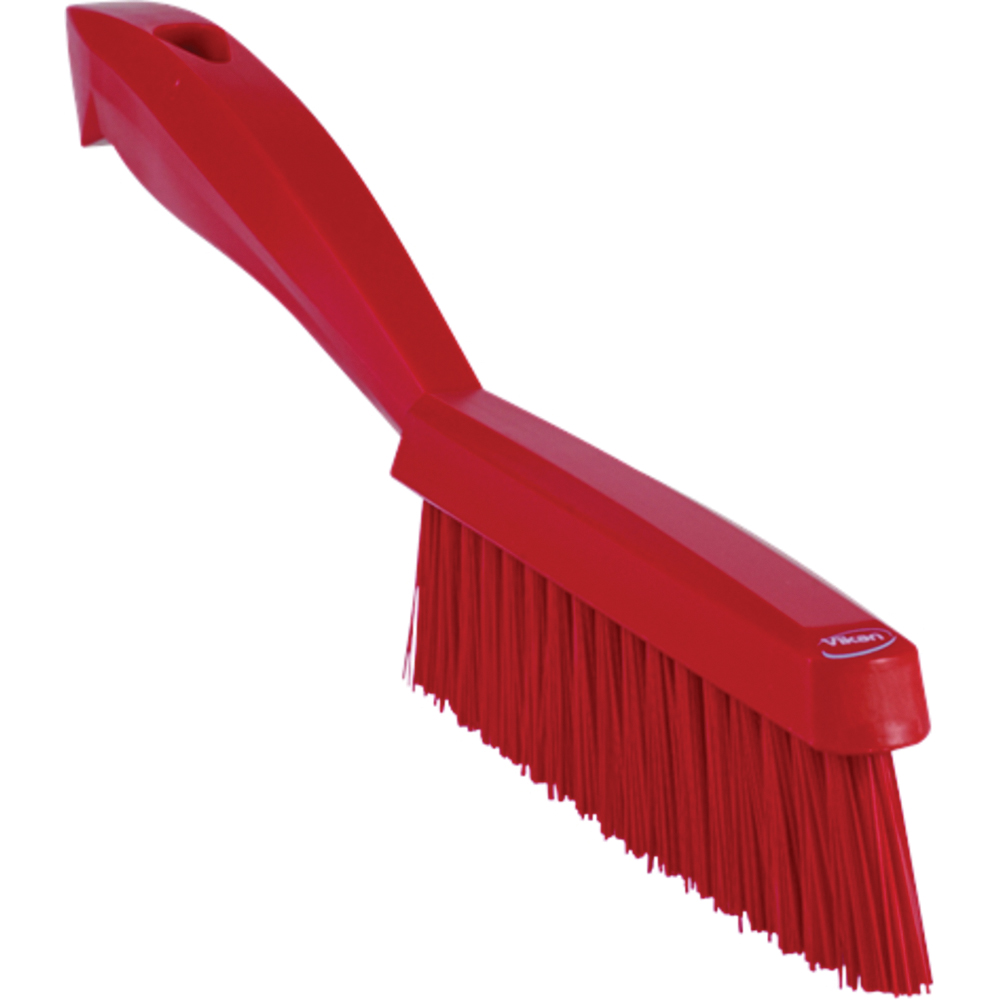 Vikan Narrow Hand Brush, Short Handle, Extra Stiff, 11.8 Inch