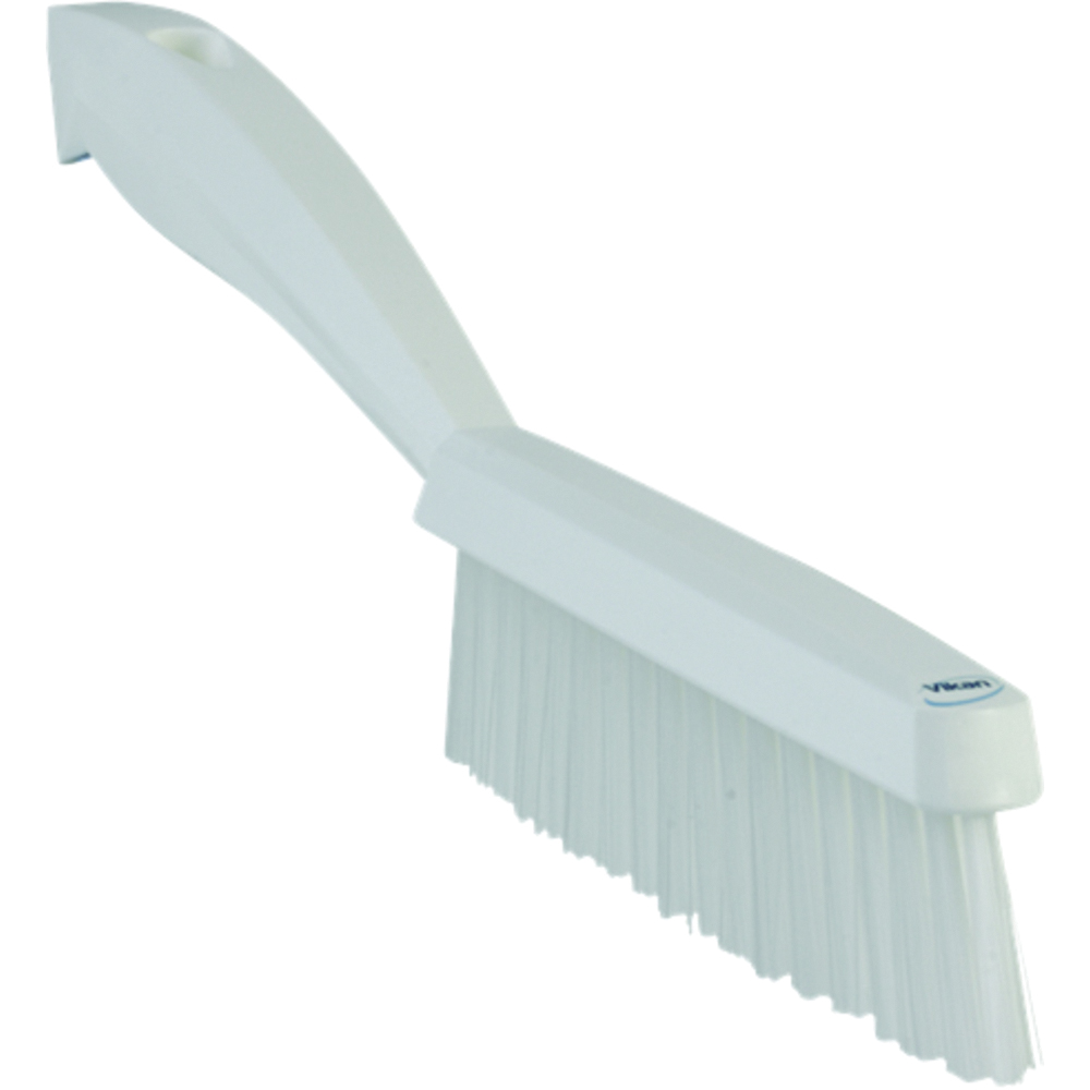 Vikan Narrow Hand Brush, Short Handle, Extra Stiff, 11.8 Inch