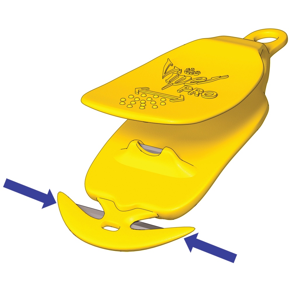 CrewSafe® Viper® PRO Multi-Purpose Safety Cutter, Yellow