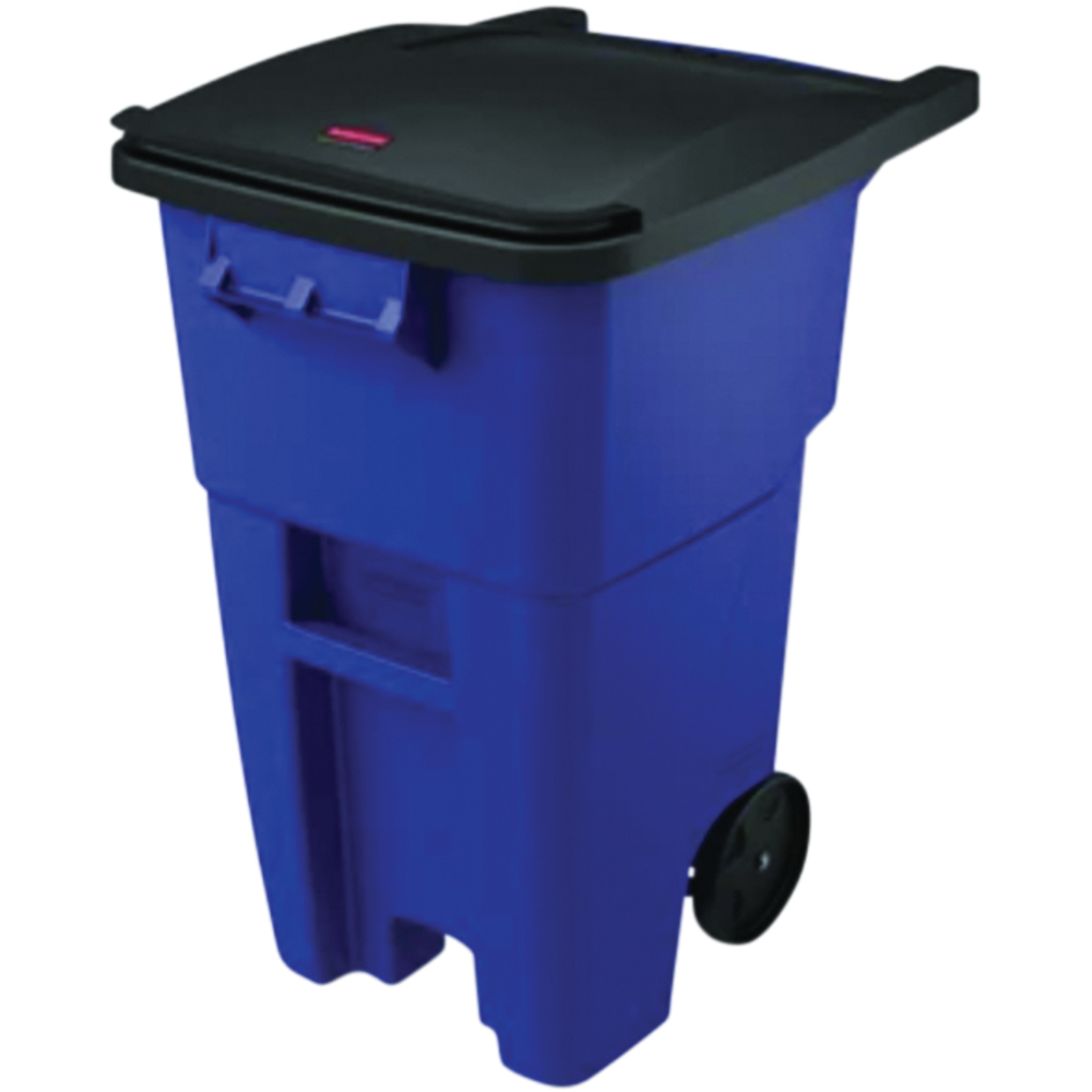Rubbermaid Rollout Trash Cans, 50 Gal