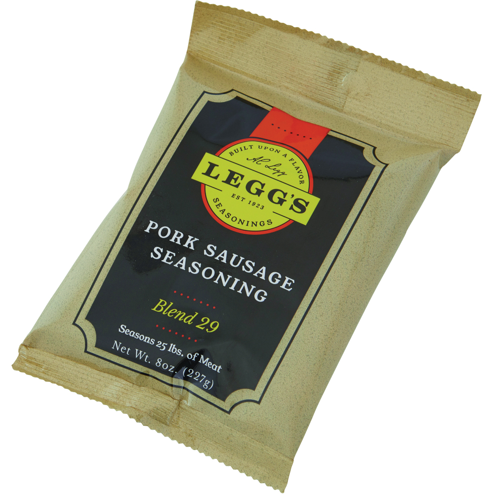 A.C. Legg Blend 29 Pork Sausage Medium Seasoning, 8oz