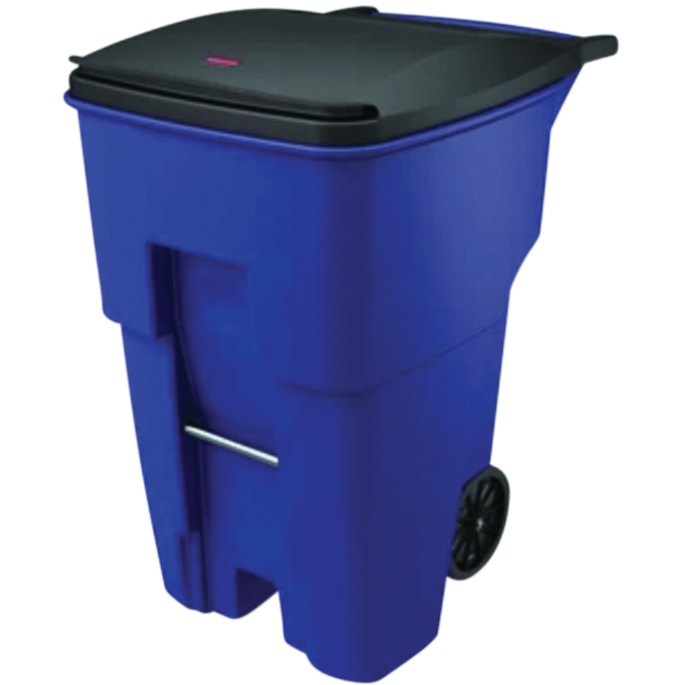 Rubbermaid Rollout Trash Cans, 95 Gal