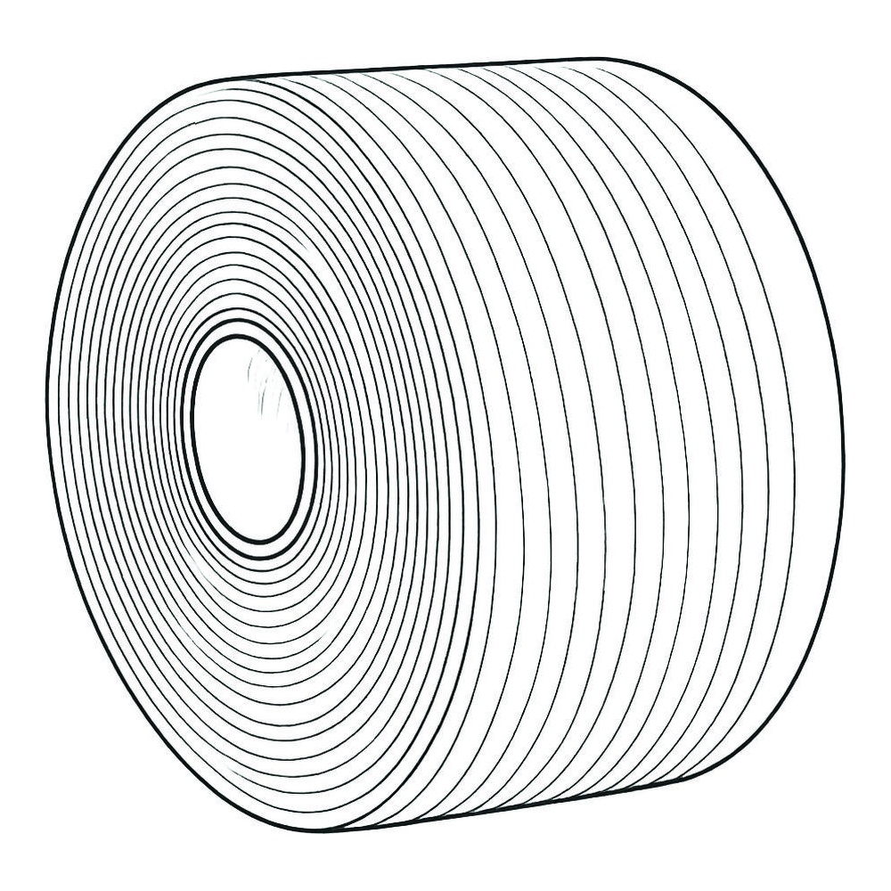 Neff Packaging AMS Machine Grade Polypropylene Strapping, 0.5 x 12900ft, White