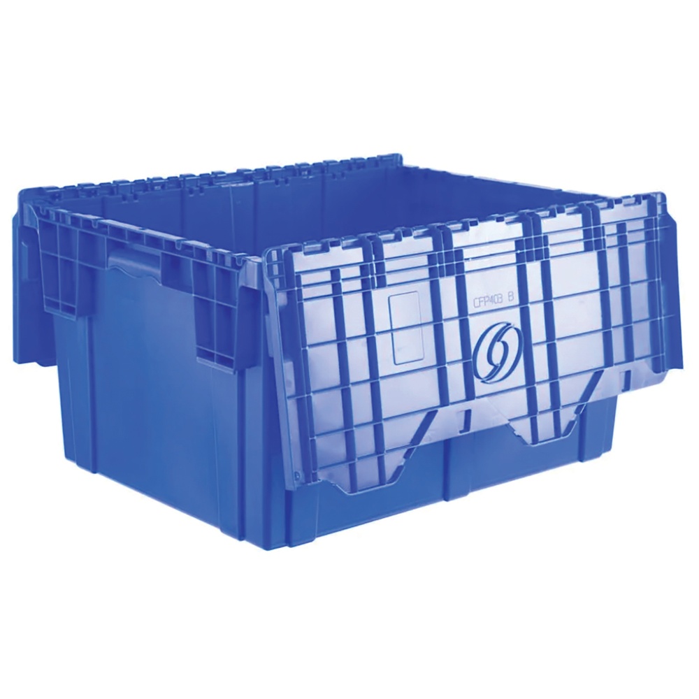ORBIS FP403 FliPak Stack-N-Nest Container, 1100 lb Capacity, Blue