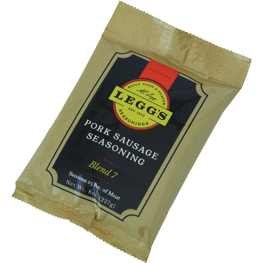 A.C. Legg Blend 7 Pork Sausage Mild Seasoning, 8oz