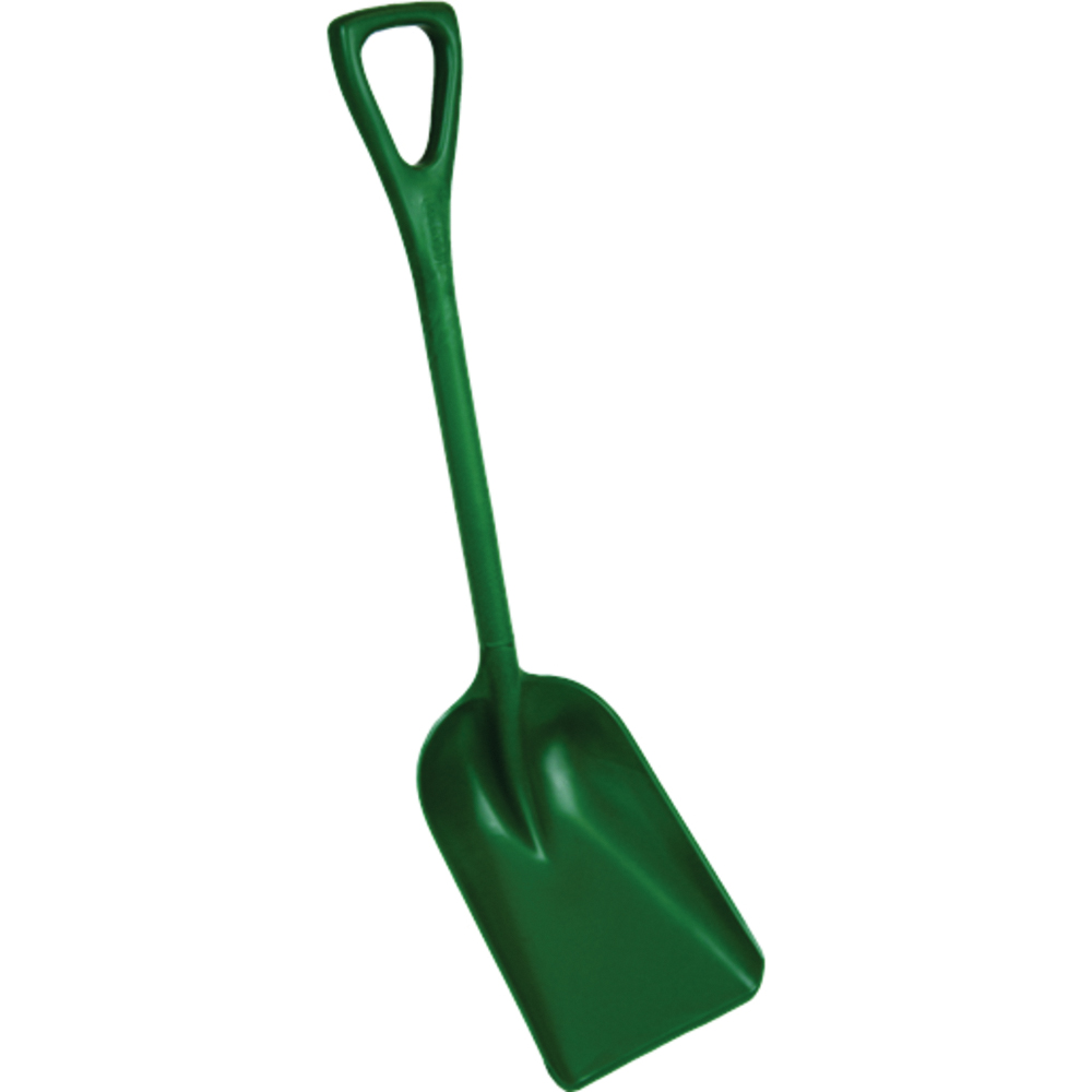 Vikan One-Piece Polypropylene Shovel, Metal Detectable, 10in