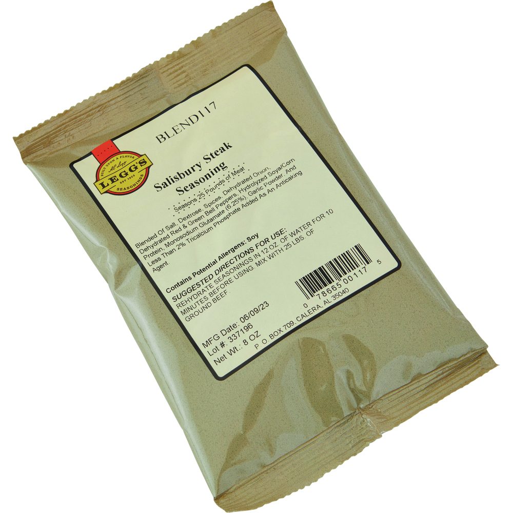 A.C. Legg Blend 117 Salisbury Steak Seasoning, 8oz